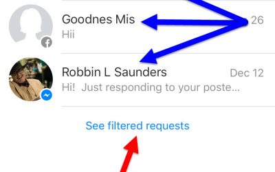 Find Facebook Other Messages Spam Folder Via Messenger App or URL