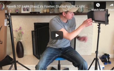 Ravelli 10′ Light Stand Vs Fovitec StudioPro 7’6″ Light Stand